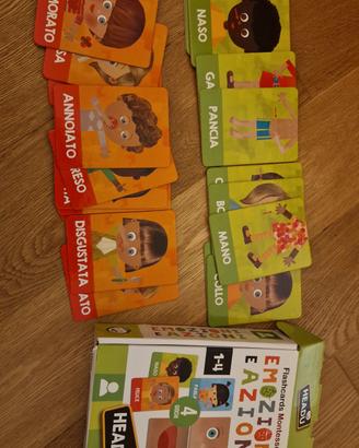 FlashCards Montessori - Emozioni e Azioni