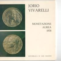 San marino - jorio vivarelli - monetazione aurea 1