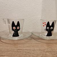 Coppia tazzine caffè Jiji Kiki