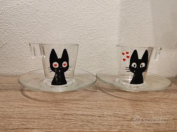 Coppia tazzine caffè Jiji Kiki