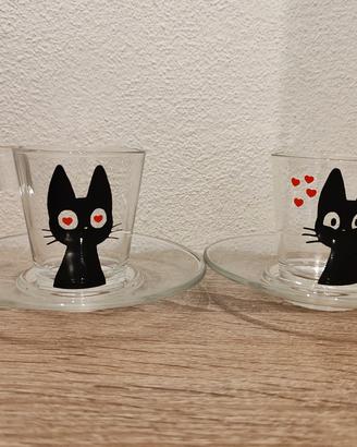 Coppia tazzine caffè Jiji Kiki