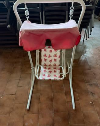 Sedia dondolo bambina