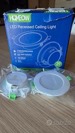 20 Faretti led da incasso