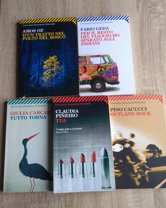 Set 5 libri Feltrinelli tascabili
