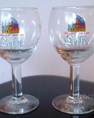Bicchieri birra LEFFE HOEGAARDEN STELLA PERONI ecc