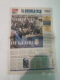 Il Secolo XIX Italia campione del mondo 11-7-2006