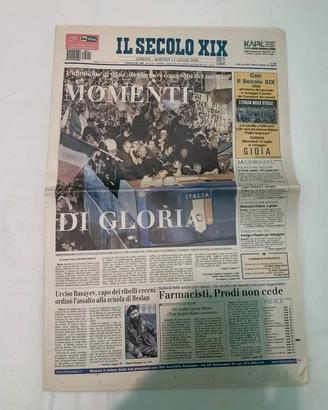 Il Secolo XIX Italia campione del mondo 11-7-2006