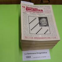 LA SETTIMANA ENIGMISTICA, anno 1985, parzialmente