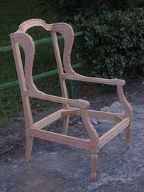 Poltrona Bergere al Fusto Grezzo e Altri Modelli