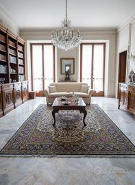 Tappeto Orientale Qum Kork Annodato a Mano