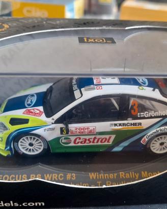 Ford Focus Wrc Modellino Scala 1_43 Ixo 