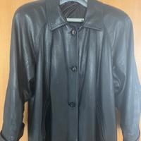 cappotto di pelle donna