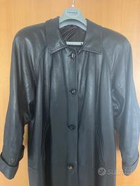 cappotto di pelle donna