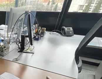 Scrivania sagomata a L Mascagni