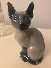 Royal Copenhagen gatto siamese in porcellana