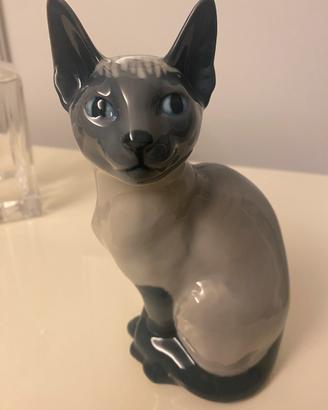 Royal Copenhagen gatto siamese in porcellana