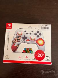 Controller switch pc cablato mario edition