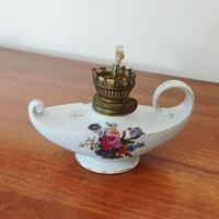 Piccola lampada ad olio in ceramica