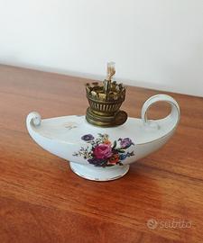 Piccola lampada ad olio in ceramica