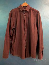 Camicia Hugo Boss uomo tessitura Monti 