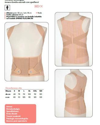 SPRING PLUS/50 | TLM Corsetto semirigido lombo-sac