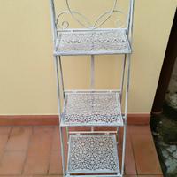 scaffale in metallo vintage 