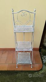 scaffale in metallo vintage 
