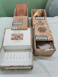 Scatoli di sigari vuoti