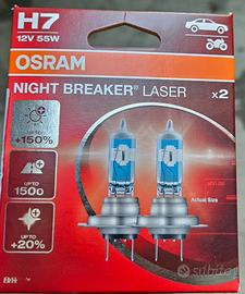 osram night breaker laser 4 lampadine H7 55W