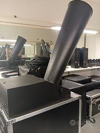 CANNONE SPARACORIANDOLI MODELLO STADIO DMX+FLYCASE