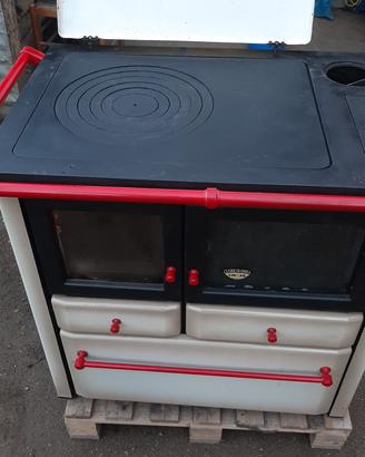 Stufa a legna compresa consegna cucina economica 