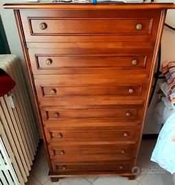 Cassettiera legno massello