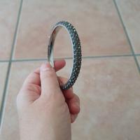 bracciale rigido brillantinato