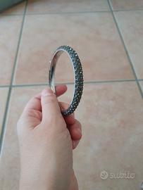 bracciale rigido brillantinato
