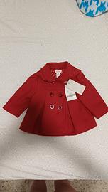 Cappottino Rosso Monsoon Bambina 3-6 Mesi