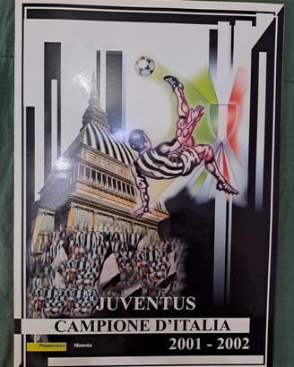 Francobolli JUVENTUS Campione d'Italia 2001-2002