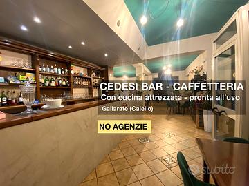 Bar-caffetteria con cucina - pronto all'uso