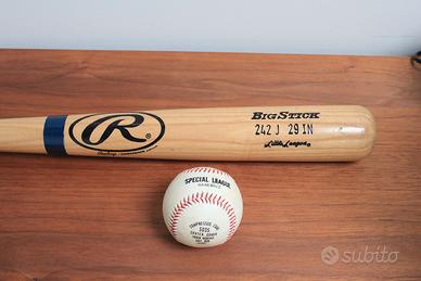 Mazza da softball e palla