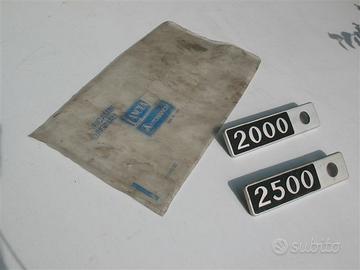 Lancia Gamma 2000 2500 targhetta coupé