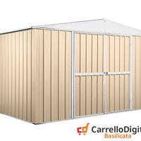 Box in lamiera di Acciaio 360x260cm 9mq beige