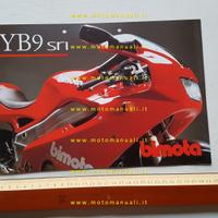 Bimota YB9 SRi 1995 depliant italiano originale