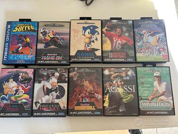 Lotto Giochi Sega Mega Drive Completi Funzionanti