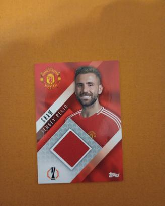 Topps UCL 2024/25 – Luke Shaw Jersey Relic 