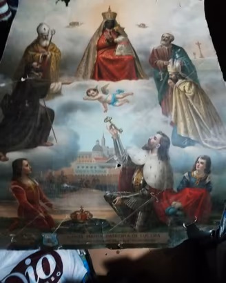 Ritratto antico vintage Madonna di Lucera 