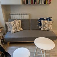 DIVANO LETTO Grigio/rosa Tomasucci Usato