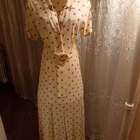 vestito lungo a pois Zara 