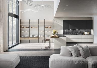 Cucina come Disegno -L.7,28m Fornitura da Fabbrica