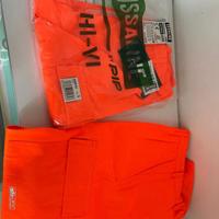 Pantaloni Issa Line  tecnici arancione