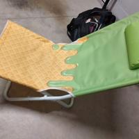 sedia sdraio pieghevole