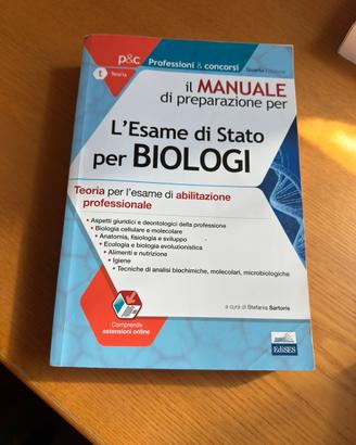 Manuale Esame di Stato per Biologi